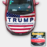 Car Hood Cover Universal Engine Protector Trump Make America Great Again 2024
