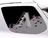 Arizona Diamondbacks MLB Rear Side Quarter Window Vinyl Decal Stickers Fits Toyota 4Runner