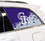 Colorado Rockies MLB Rear Side Quarter Window Vinyl Decal Stickers Fits Jeep Grand
