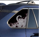 Colorado Rockies MLB Rear Side Quarter Window Vinyl Decal Stickers Fits Toyota Rav4