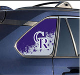 Colorado Rockies MLB Rear Side Quarter Window Vinyl Decal Stickers Fits Toyota Rav4