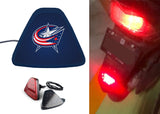 Columbus Blue Jackets NHL Car Motorcycle tail light LED brake flash Pilot rear