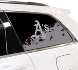 Oakland Athletics MLB Rear Side Quarter Window Vinyl Decal Stickers Fits Jeep Grand
