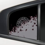 Philadelphia 76ers NBA Rear Side Quarter Window Vinyl Decal Stickers Fits Dodge Charger