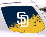 San Diego Padres MLB Rear Side Quarter Window Vinyl Decal Stickers Fits Toyota 4Runner