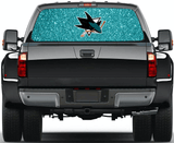 San Jose Sharks NHL Truck SUV Decals Paste Film Stickers Rear Window