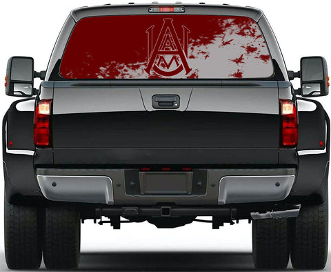 Alabama A&M Bulldogs NCAA Truck SUV Decals Paste Film Stickers Rear Window