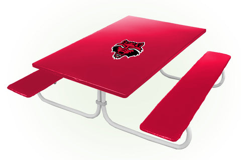 Arkansas State Red Wolves NCAAB Picnic Table Bench Chair Set Outdoor Cover