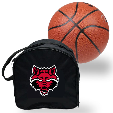 Arkansas State Red Wolves NCAAB Basket Ball Basketball Carry Bag Backpack