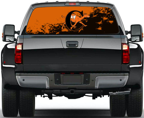 Campbell Fighting Camels  NCAA Truck SUV Decals Paste Film Stickers Rear Window