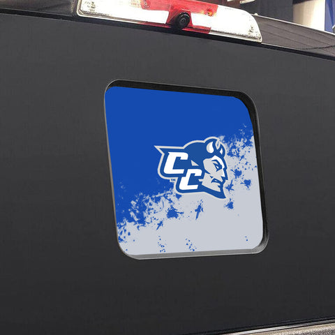 Central Connecticut State Blue Devils NCAA Rear Back Middle Window Vinyl Decal Stickers Fits Dodge Ram GMC Chevy Tacoma Ford