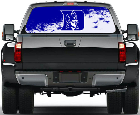 Duke Blue Devils NCAA Truck SUV Decals Paste Film Stickers Rear Window