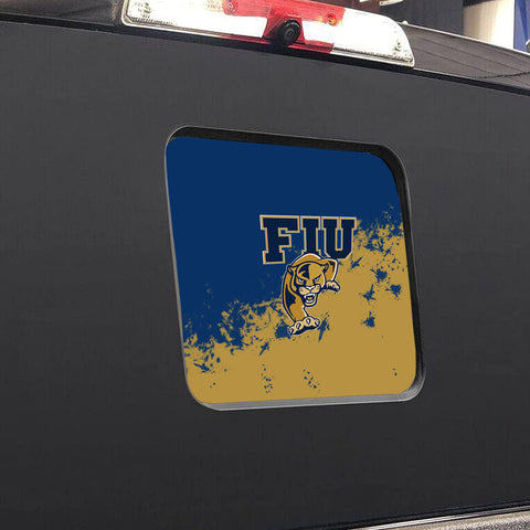 FIU Panthers NCAA Rear Back Middle Window Vinyl Decal Stickers Fits Dodge Ram GMC Chevy Tacoma Ford