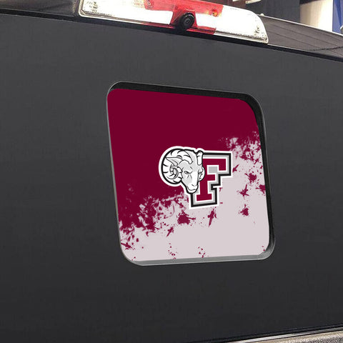 Fordham Rams NCAA Rear Back Middle Window Vinyl Decal Stickers Fits Dodge Ram GMC Chevy Tacoma Ford