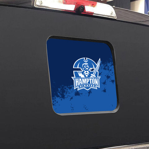 Hampton Pirates NCAA Rear Back Middle Window Vinyl Decal Stickers Fits Dodge Ram GMC Chevy Tacoma Ford