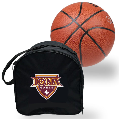 Iona Gaels NCAAB Basket Ball Basketball Carry Bag Backpack