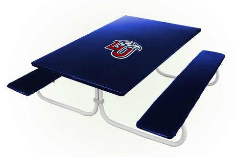 Liberty Flames NCAAB Picnic Table Bench Chair Set Outdoor Cover