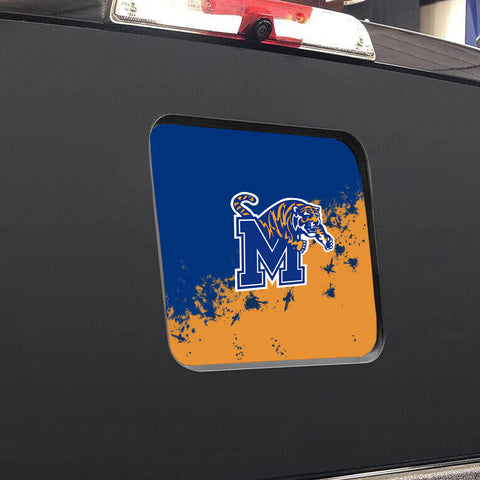 Memphis Tigers NCAA Rear Back Middle Window Vinyl Decal Stickers Fits Dodge Ram GMC Chevy Tacoma Ford