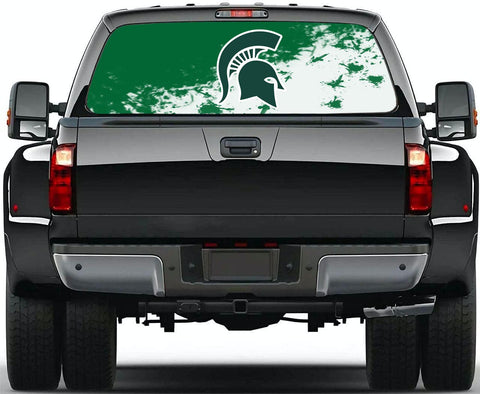 Michigan State Spartans NCAA Truck SUV Decals Paste Film Stickers Rear Window