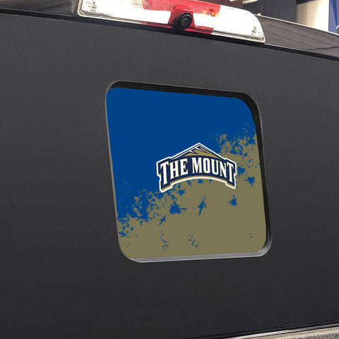 Mount St. Mary's Mountaineers NCAA Rear Back Middle Window Vinyl Decal Stickers Fits Dodge Ram GMC Chevy Tacoma Ford