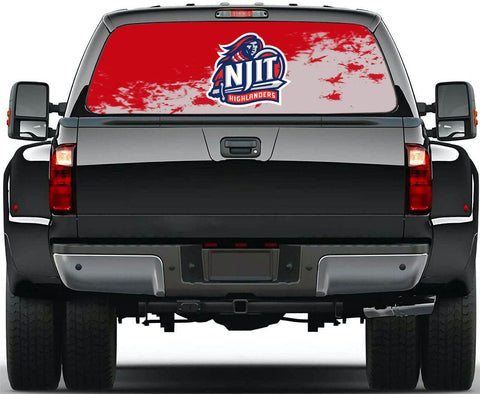 NJIT Highlanders NCAA Truck SUV Decals Paste Film Stickers Rear Window