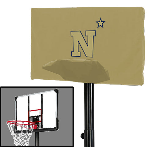 Navy Midshipmen NCAAB Basketball Hoop Cover Winter Protector