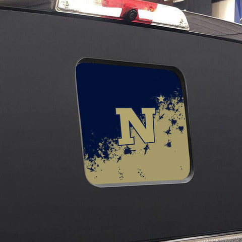 Navy Midshipmen NCAA Rear Back Middle Window Vinyl Decal Stickers Fits Dodge Ram GMC Chevy Tacoma Ford