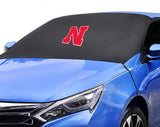 Nebraska Cornhuskers NCAA Car SUV Front Windshield Sun Snow Cover