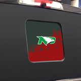 North Dakota Fighting Hawks NCAA Rear Back Middle Window Vinyl Decal Stickers Fits Dodge Ram GMC Chevy Tacoma Ford