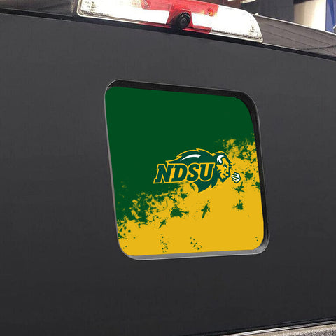 North Dakota State Bison NCAA Rear Back Middle Window Vinyl Decal Stickers Fits Dodge Ram GMC Chevy Tacoma Ford