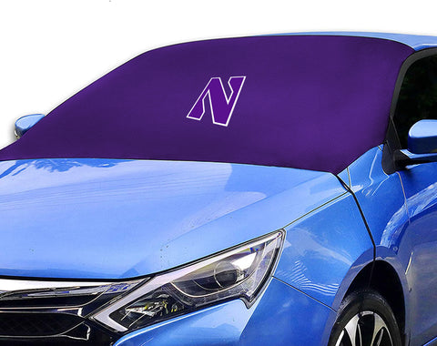 Northwestern Wildcats NCAA Car SUV Front Windshield Sun Snow Cover