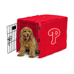Philadelphia Phillies MLB Dog Cage Cover Pet Crate Kennel Protector Printed