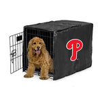 Philadelphia Phillies MLB Dog Cage Cover Pet Crate Kennel Protector Printed