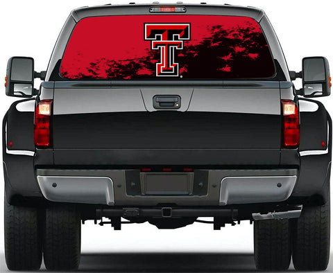 Texas Tech Red Raiders NCAA Truck SUV Decals Paste Film Stickers Rear Window