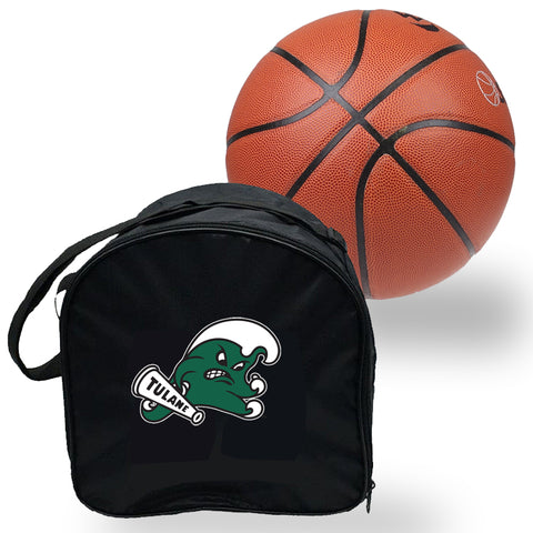 Tulane Green Wave NCAAB Basket Ball Basketball Carry Bag Backpack