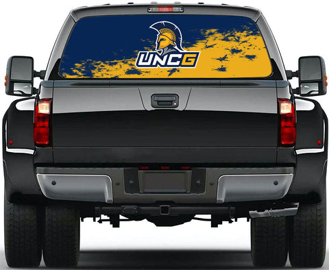 UNCG Spartans NCAA Truck SUV Decals Paste Film Stickers Rear Window