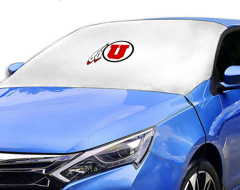 Utah Runnin' Utes NCAA Car SUV Front Windshield Sun Snow Cover