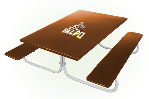 Valparaiso Crusaders NCAAB Picnic Table Bench Chair Set Outdoor Cover