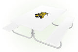 Wichita State Shockers NCAAB Picnic Table Bench Chair Set Outdoor Cover