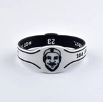 NBA Player Logo Silicone Rubber Wristband Bracelet