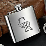 Colorado Rockies MLB Wine Liquor Matte Pot Hip Flask