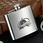 Colorado Avalanche NHL Wine Liquor Matte Pot Hip Flask