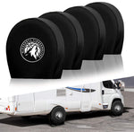 Minnesota Timberwolves NBA Tire Covers Set of 4 or 2 for RV Wheel Trailer Camper Motorhome