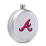 Atlanta Braves MLB Wine Liquor Matte Pot Hip Flask