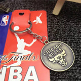 NBA Basketball Team Logo Keychain Key Chain Pendant Key Rings