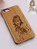 Wood Graving Phone Case Made Your Own