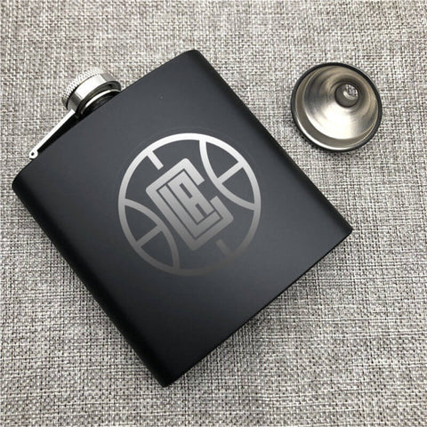 Los Angeles Clippers NBA Wine Liquor Matte Pot Hip Flask