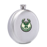 Milwaukee Bucks NBA Wine Liquor Matte Pot Hip Flask