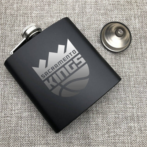 Sacramento Kings NBA Wine Liquor Matte Pot Hip Flask