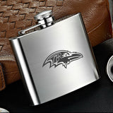 Baltimore Ravens NFL Wine Liquor Matte Pot Hip Flask